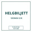 Pysselbiljett för hela helgen. 6-8 november för att fira Tidformera 10 år.