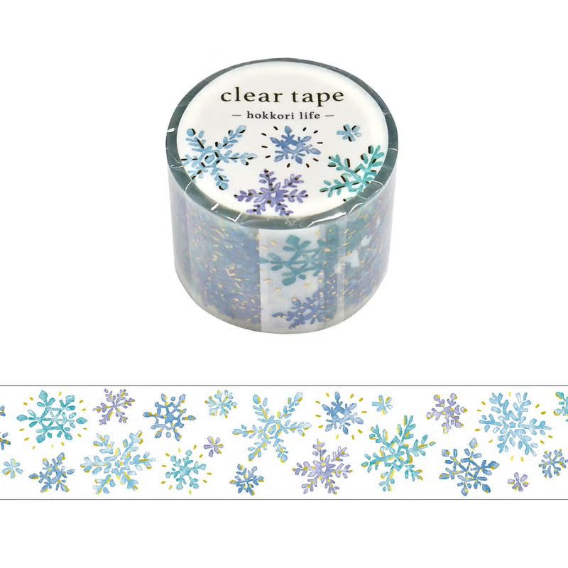 Clear tape Snowflake