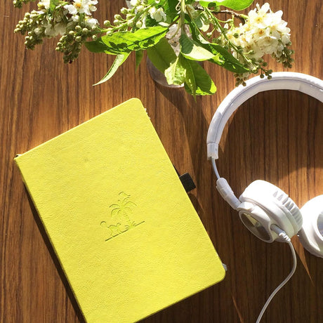 Dotted notebook Earth Collection - Lime Yasuni