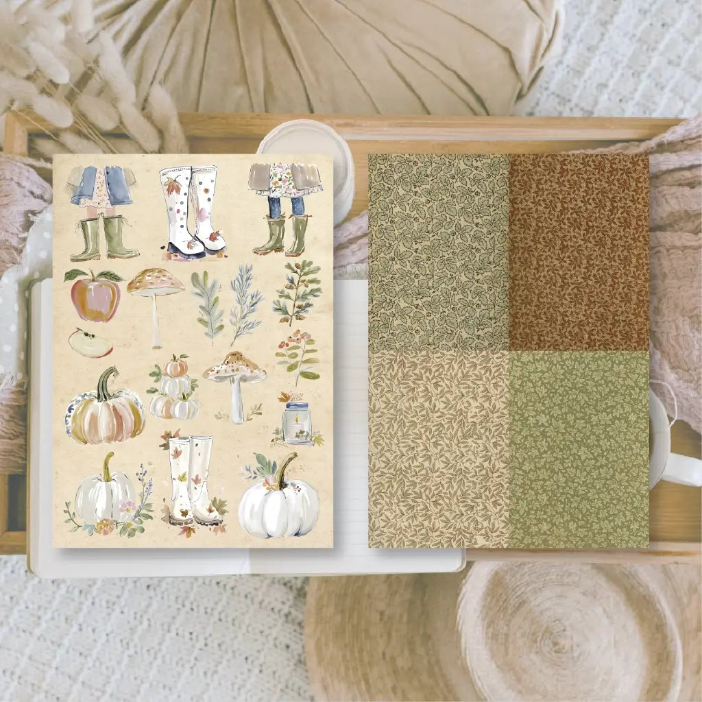 Junk Journal Book - Cozy autumn