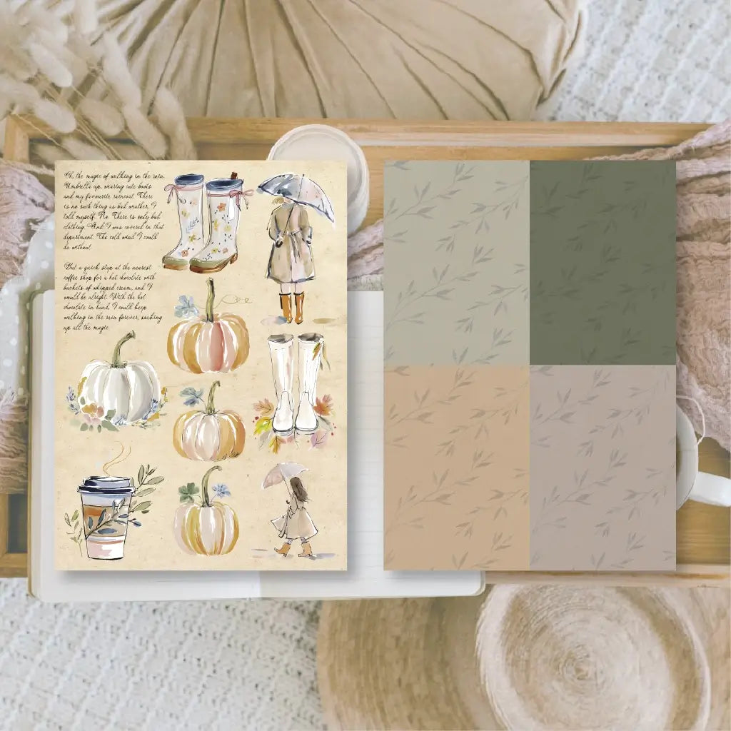 Junk Journal Book - Cozy autumn