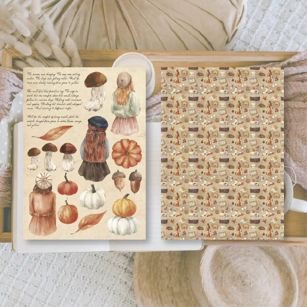 Junk Journal Book - Cozy autumn