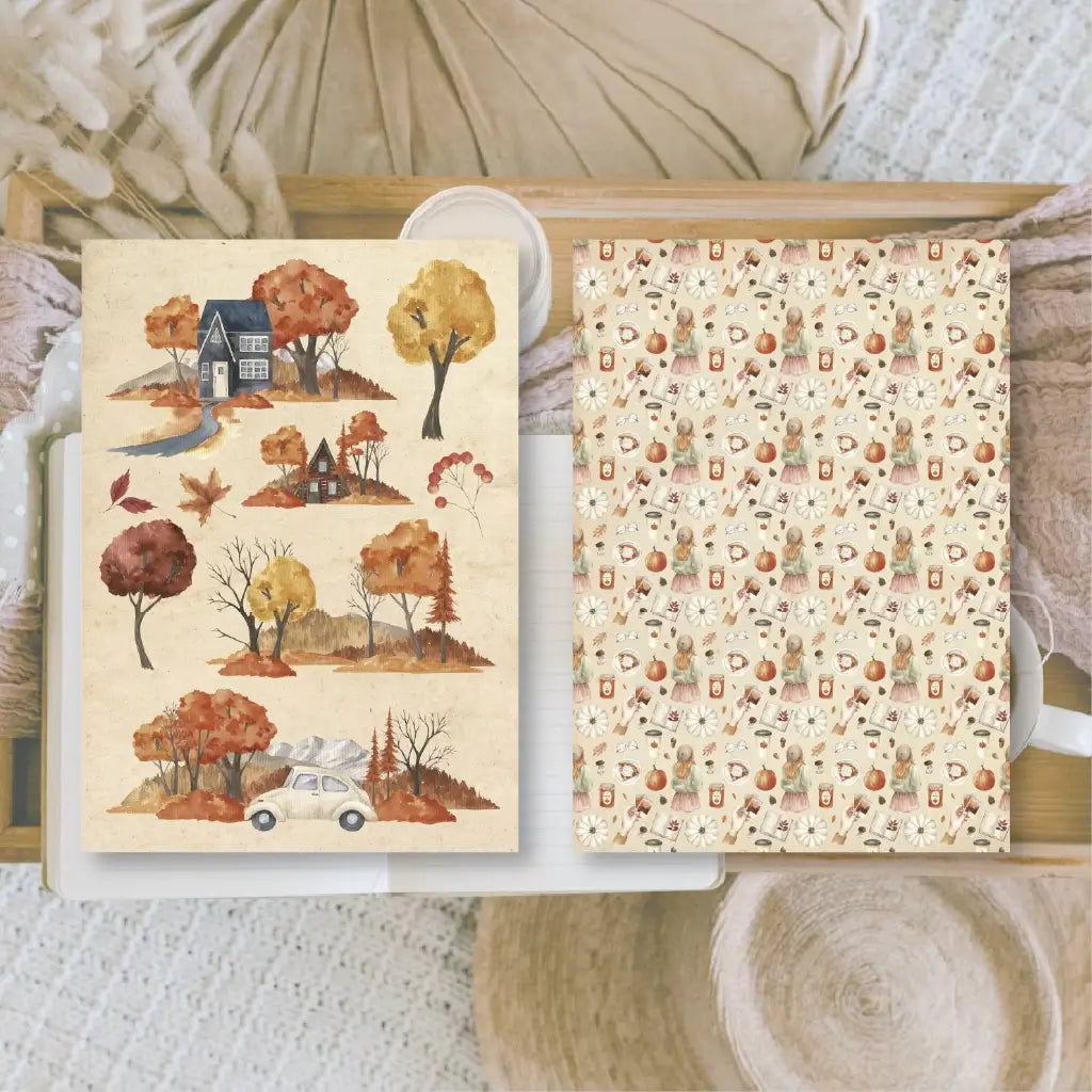 Junk Journal Book - Cozy autumn