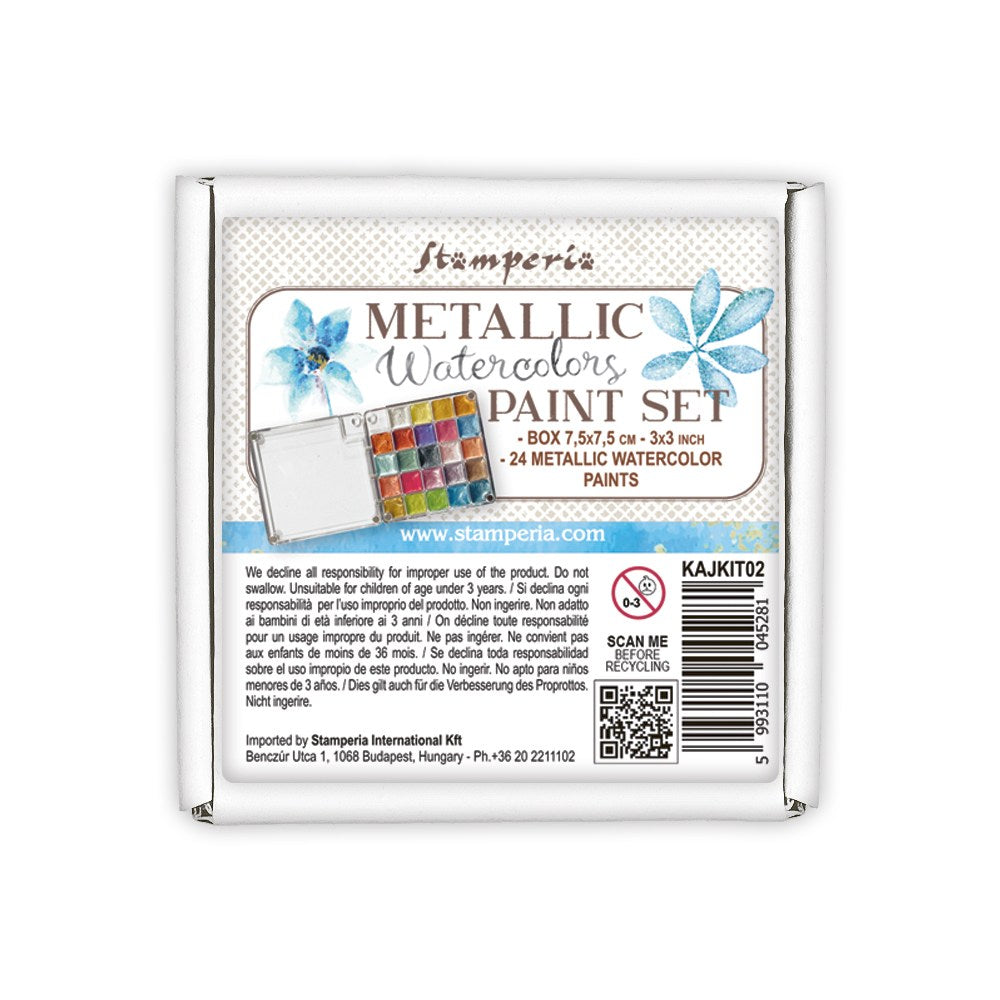 Metallic Watercolors Paint set