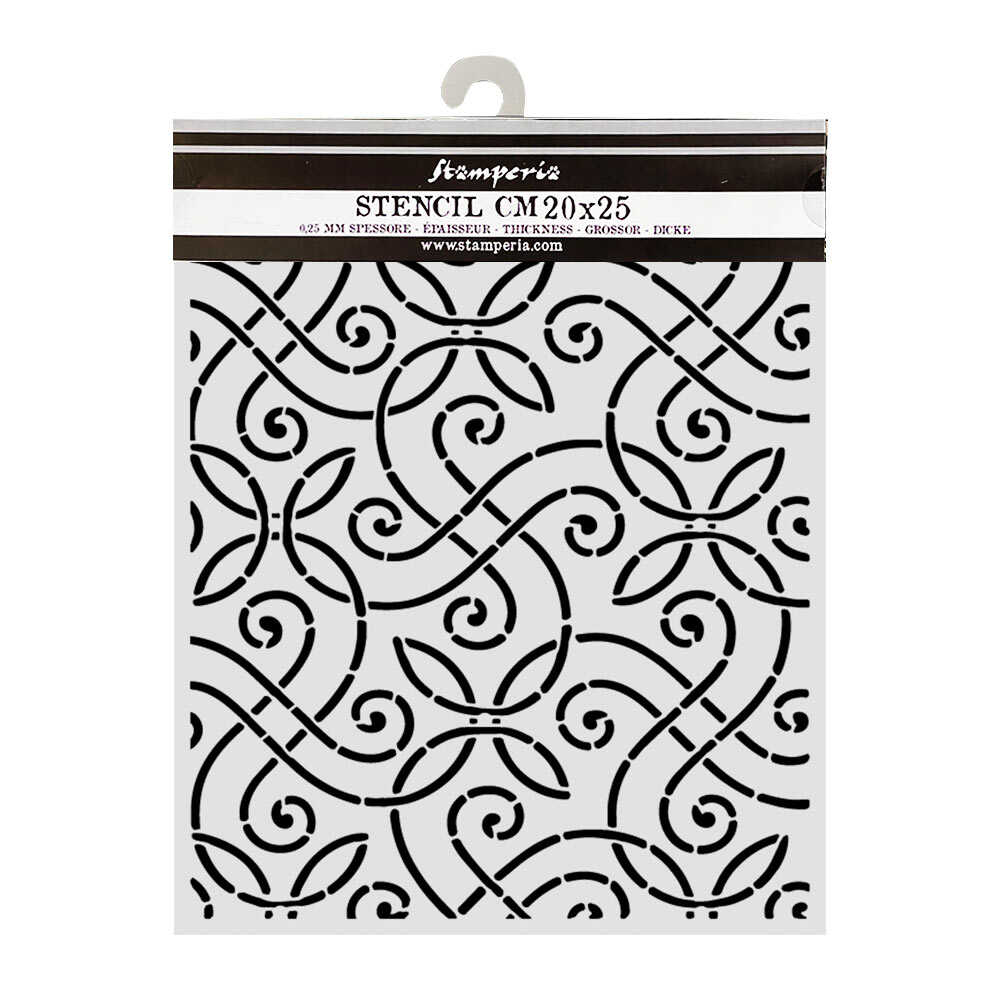 Thick Stencil 20 x 25 cm - Our Way - Artistic Pattern