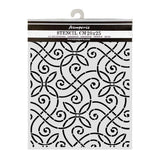Thick Stencil 20 x 25 cm - Our Way - Artistic Pattern