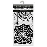 Thick Stencil 12 x 25 cm - Halloween - Spider