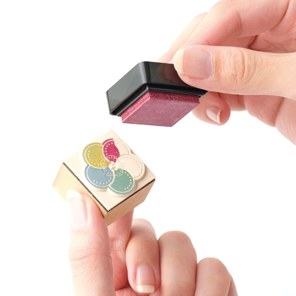 Iromoyo Ink Pad Kosai - Small - Botan Pink