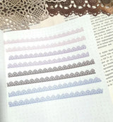 Washi tape 10 mm - Lace - Lilac Easter