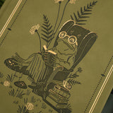 Dotted Notebook SQ - Literary frog