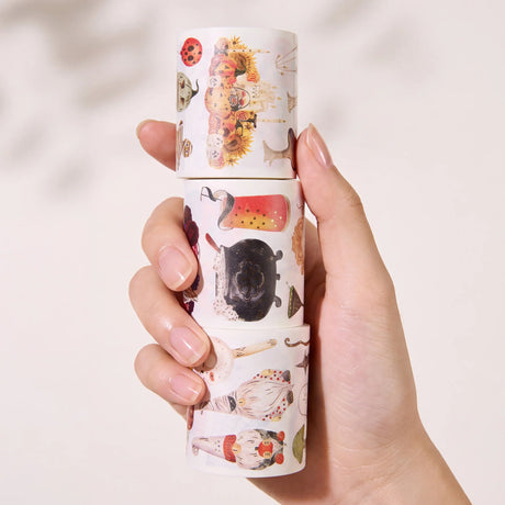 Sticker Set Washi Tape - Luminous Haunt - 3-pack