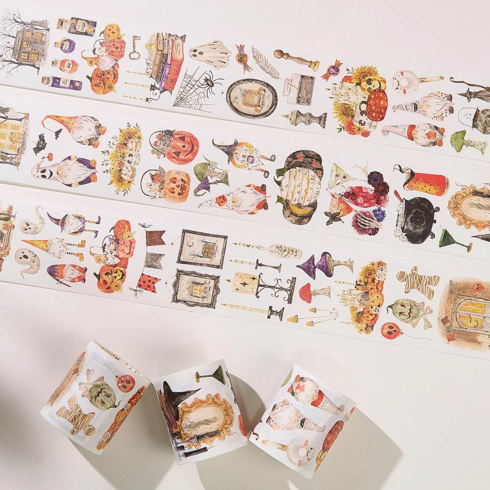Sticker Set Washi Tape - Luminous Haunt - 3-pack