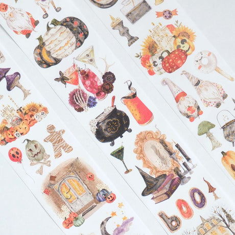 Sticker Set Washi Tape - Luminous Haunt - 3-pack