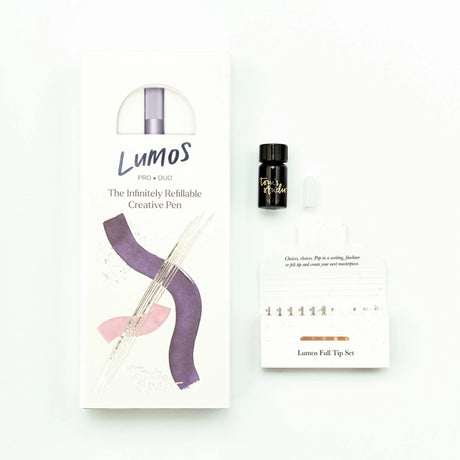 Lumos Pro Refillable Multi-Tip Pen - Duo Tip - Lilac