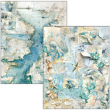 Mixed media book - Edge of the Ocean