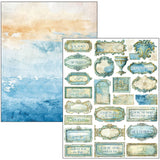 Mixed media book - Edge of the Ocean