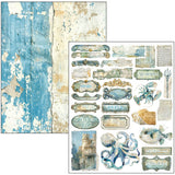 Mixed media book - Edge of the Ocean