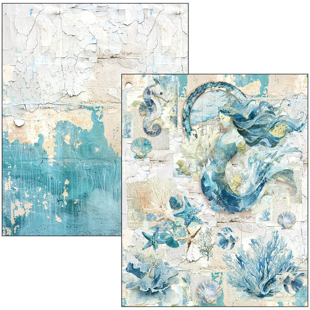Mixed media book - Edge of the Ocean