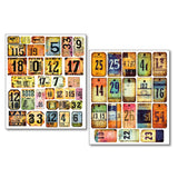 Mixed Media Stickers - 10-pack - Scratched Labels