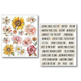 Mixed Media Stickers - 10-pack - The sound of spring