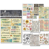 Mixed Media Stickers - 10-pack - The sound of spring