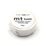 Washi Tape Silky - White