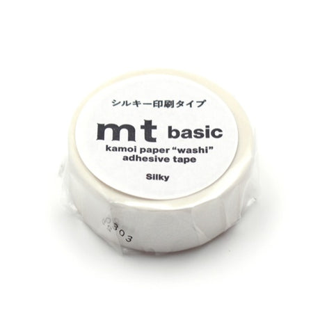 Washi Tape Silky - White