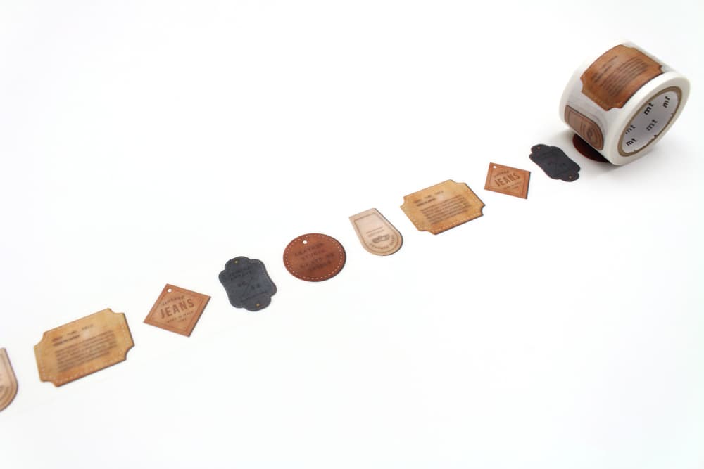 Washi Tape Ex - Leather tag