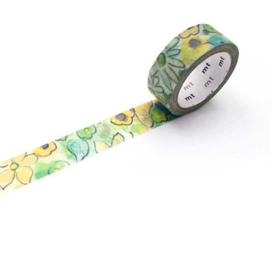 Washi Tape Artist Series - 15 mm - Flower patterns