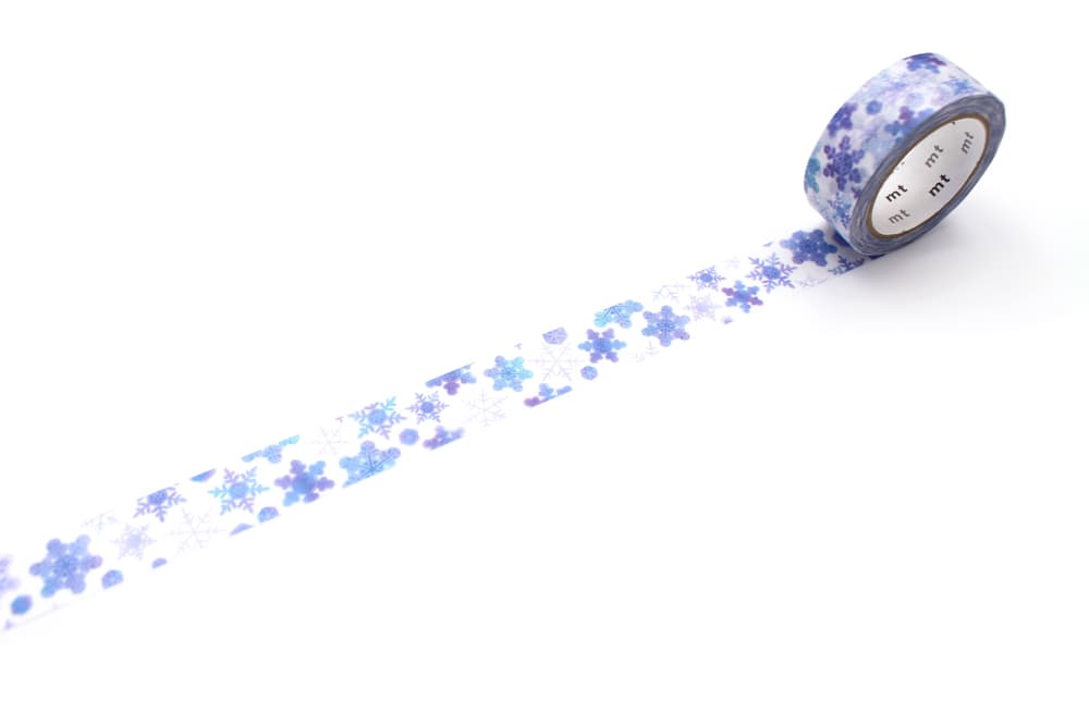 Washi Tape Ex 15 mm Maruichikyu  - Snowflake