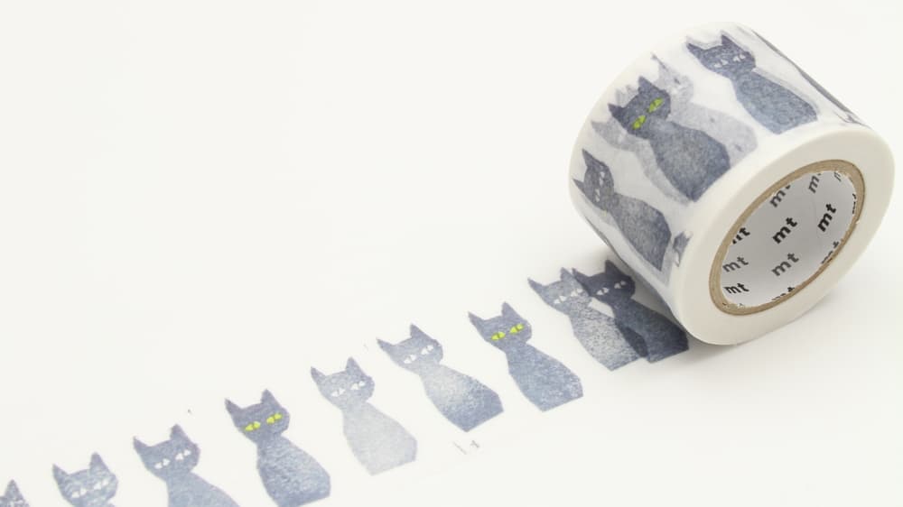 Washi Tape Minä Perhonen - Kuro-neko