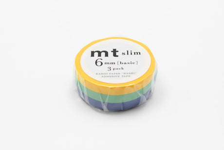 Washi Tape Slim 6 mm 3-pack - Set G
