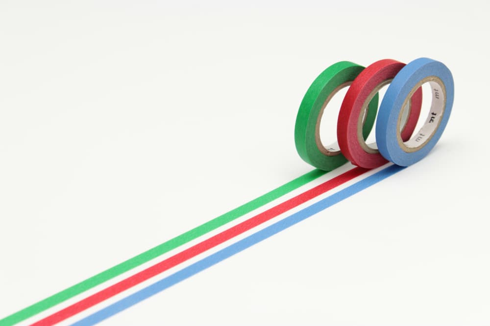 Washi Tape Slim 6 mm 3-pack - Set H