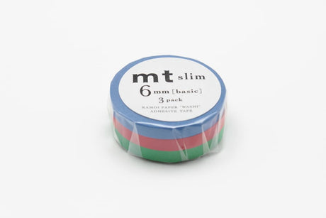 Washi Tape Slim 6 mm 3-pack - Set H
