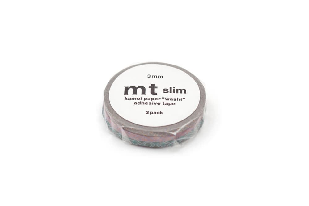 Washi Tape Slim 3 mm 3-pack - Cross stitch