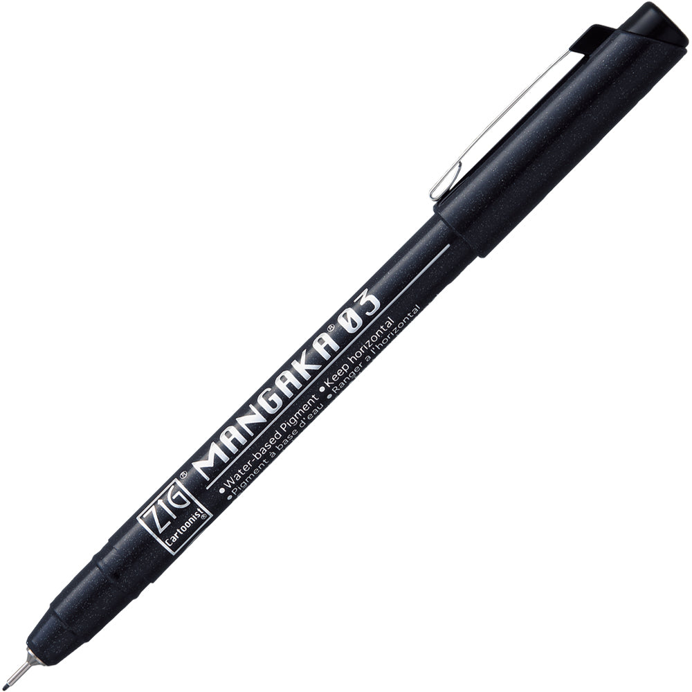 ZIG Kurecolor Manga - Fine & Brush 6-pack - Basic