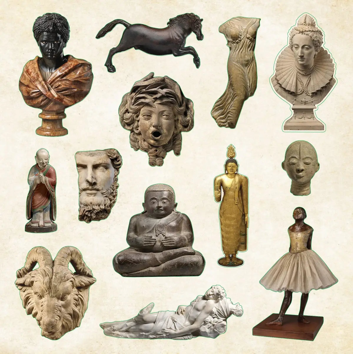 Museum Treasures Sticker book