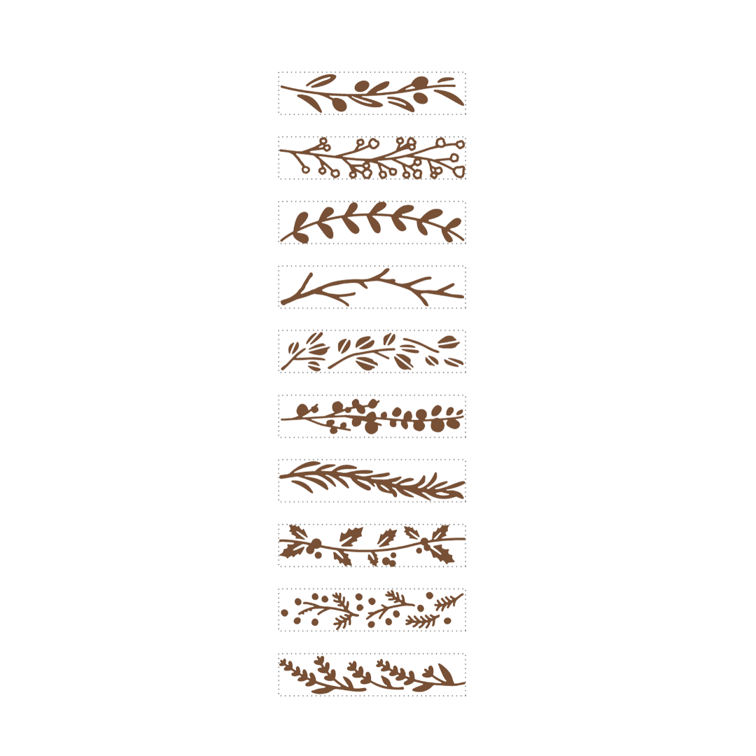 Rotary decoration stamp - Mini - Leaf