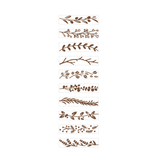 Rotary decoration stamp - Mini - Leaf