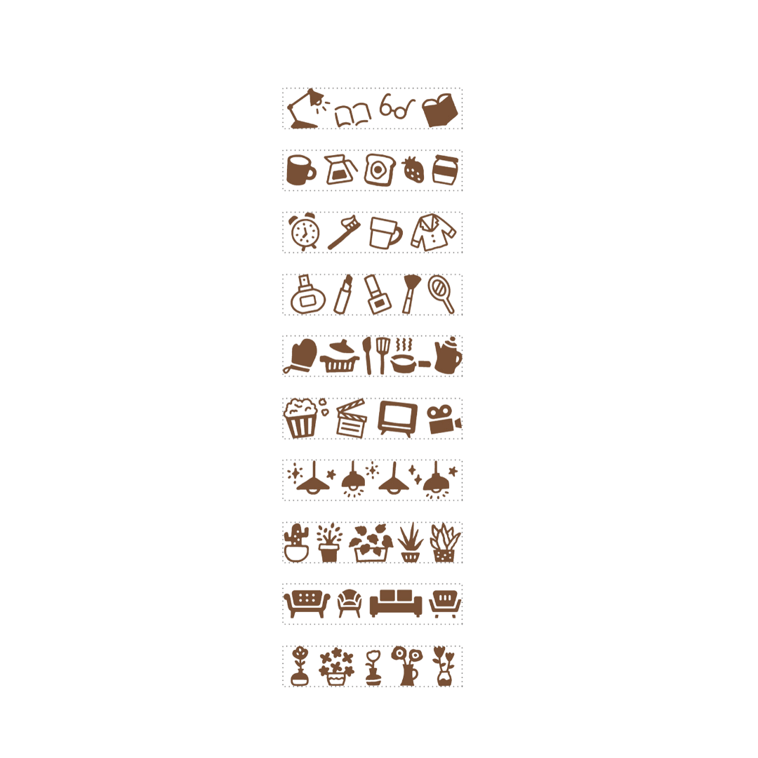 Rotary decoration stamp - Mini - Home