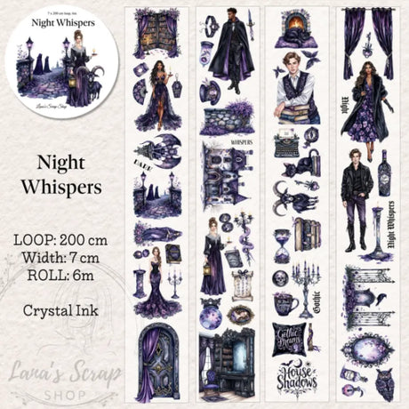 Pet Tape - Lana - 70 mm - Night Whispers