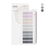 Sticky Notes 10 colors - Winter's Frost Pastel