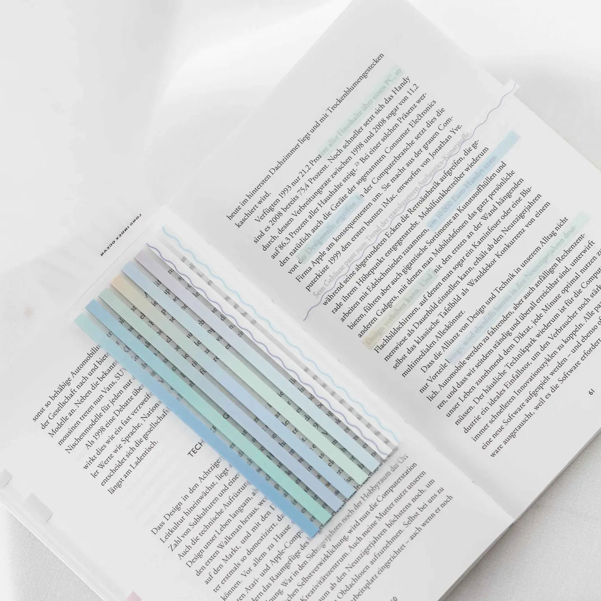 Index Highlighter Sticky notes - Sky Light Blue