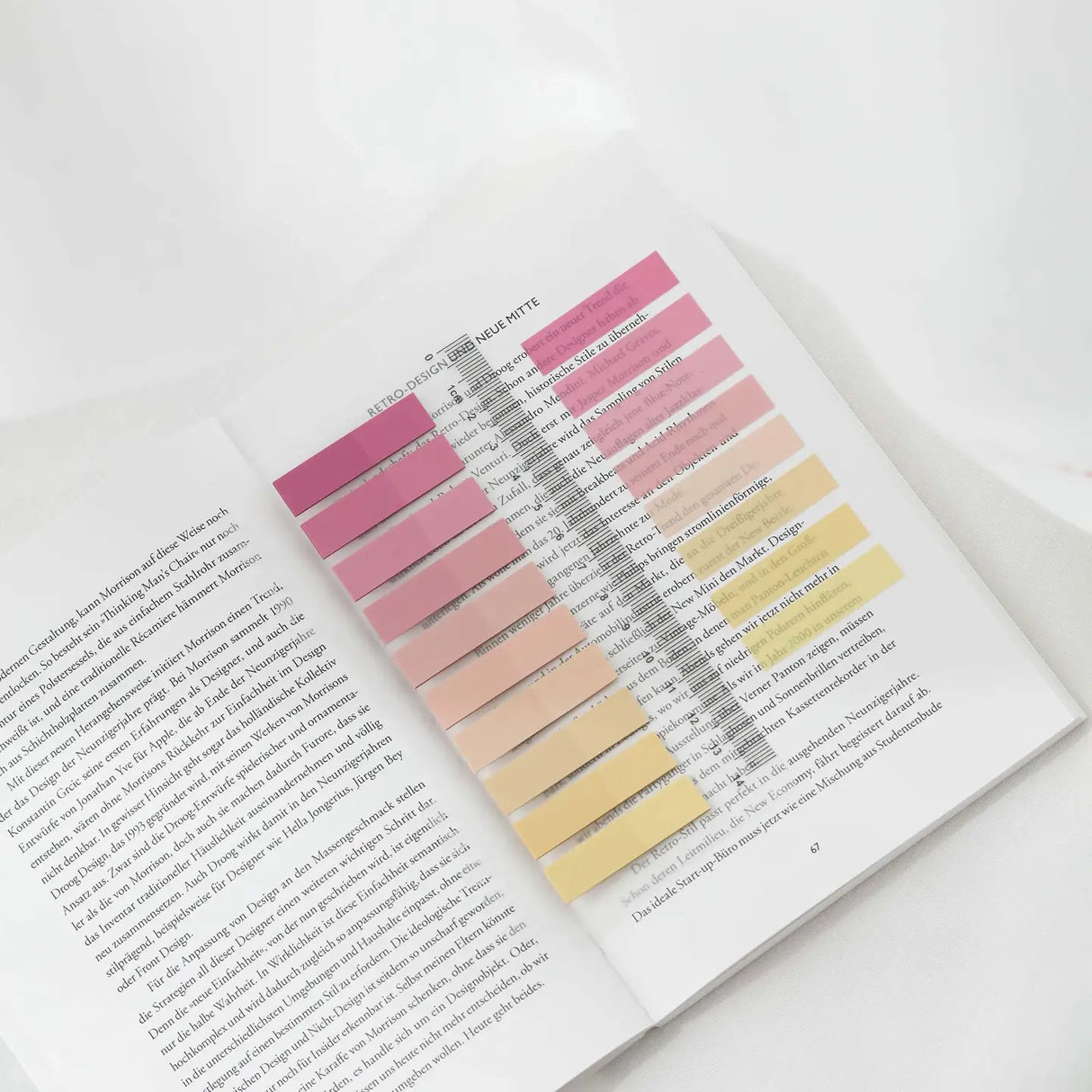 Sticky Notes 10 färger - Blush Petal