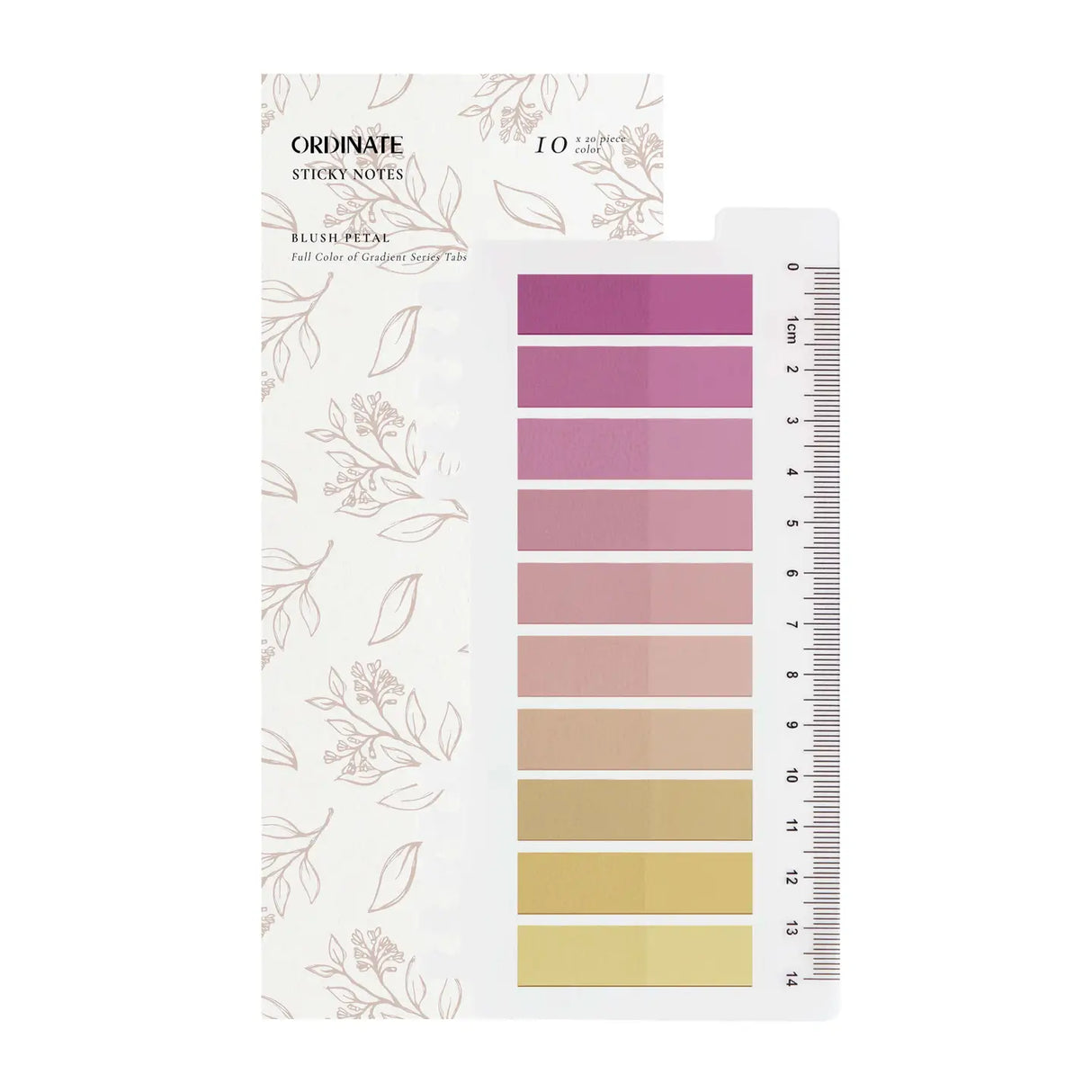Sticky Notes 10 färger - Blush Petal