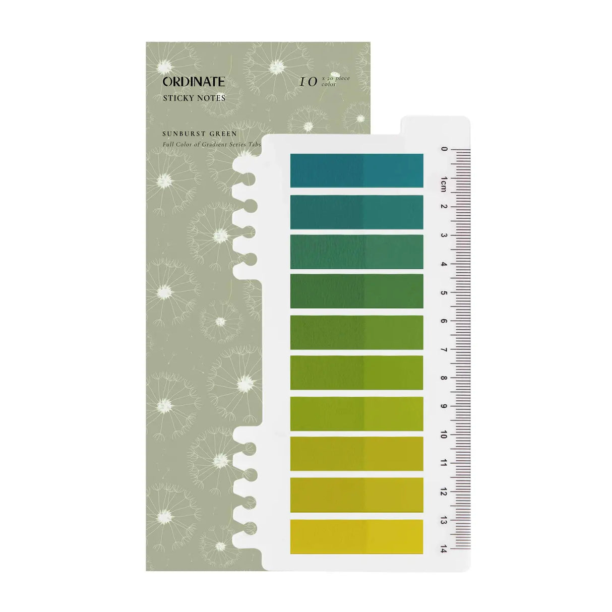Sticky Notes 10 colors - Sunburst Green