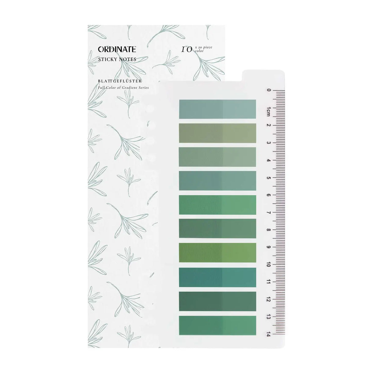 Sticky Notes 10 colors - Leaf Whisper