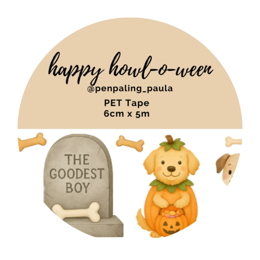 Pet Tape - Penpaling Paula - Happy howl-o-ween 60 mm
