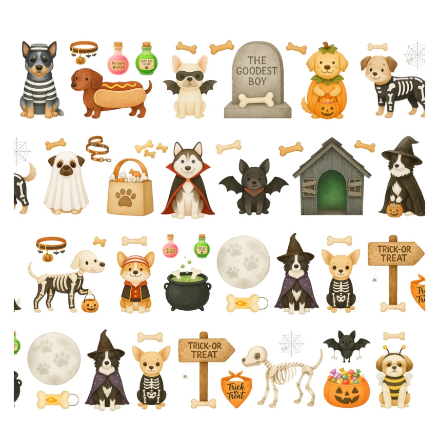 Pet Tape - Penpaling Paula - Happy howl-o-ween 60 mm