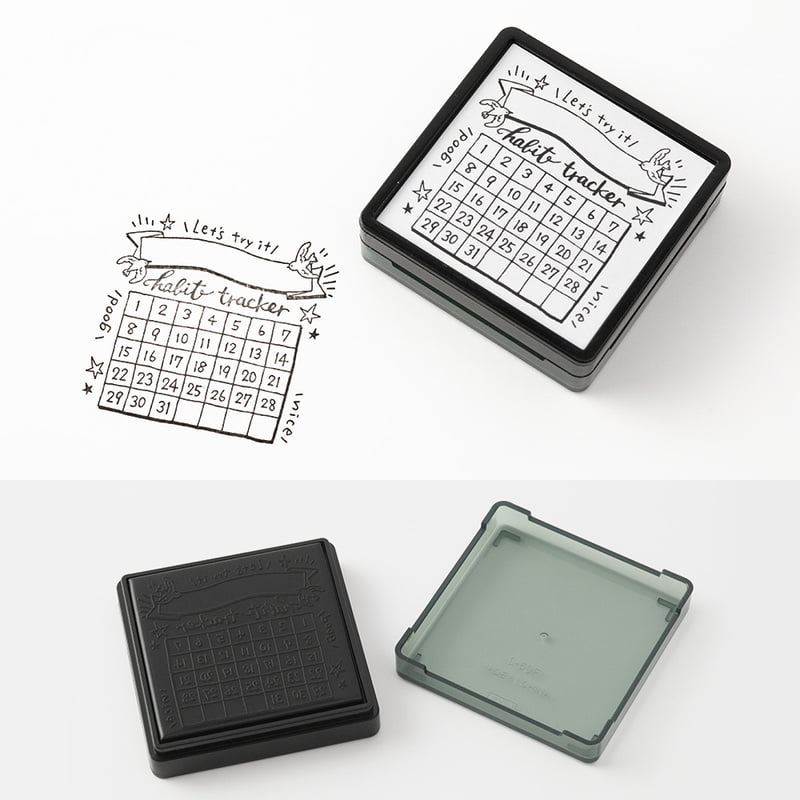 Stämpel Paintable Stamp Pre-inked - Habit Tracker